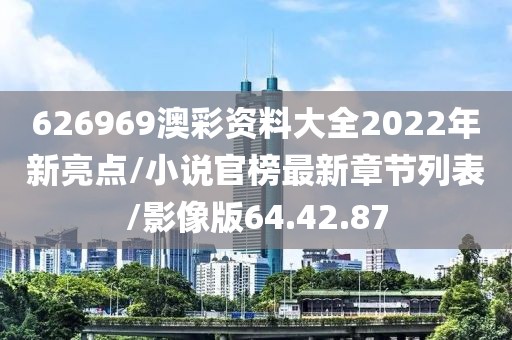 626969澳彩资料大全2022年新亮点/小说官榜最新章节列表/影像版64.42.87