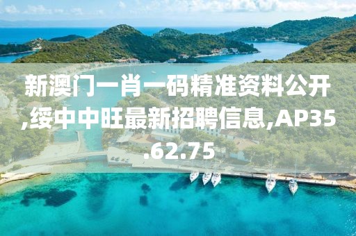 新澳门一肖一码精准资料公开,绥中中旺最新招聘信息,AP35.62.75