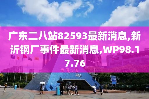 广东二八站82593最新消息,新沂钢厂事件最新消息,WP98.17.76