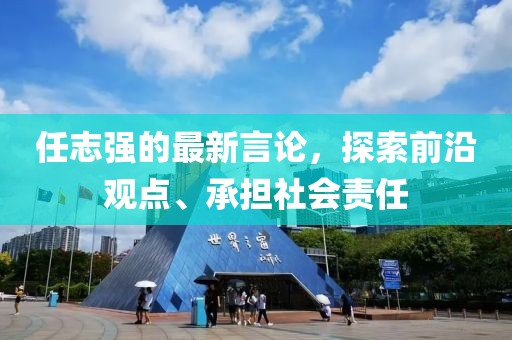 任志强的最新言论，探索前沿观点、承担社会责任