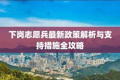 下岗志愿兵最新政策解析与支持措施全攻略