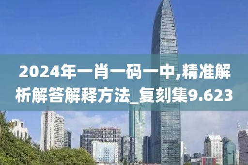 2024年一肖一码一中,精准解析解答解释方法_复刻集9.623