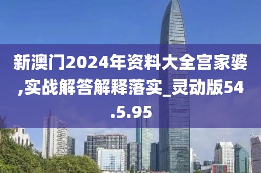 新澳门2024年资料大全宫家婆,实战解答解释落实_灵动版54.5.95