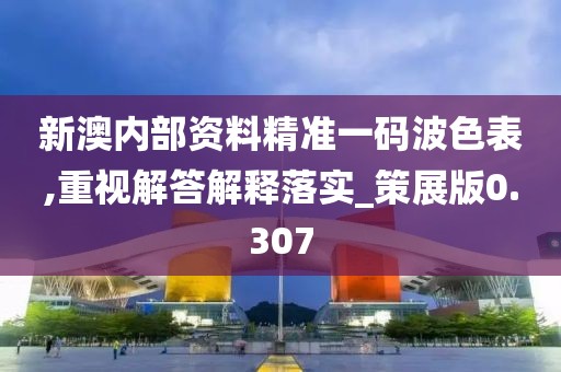 新澳内部资料精准一码波色表,重视解答解释落实_策展版0.307