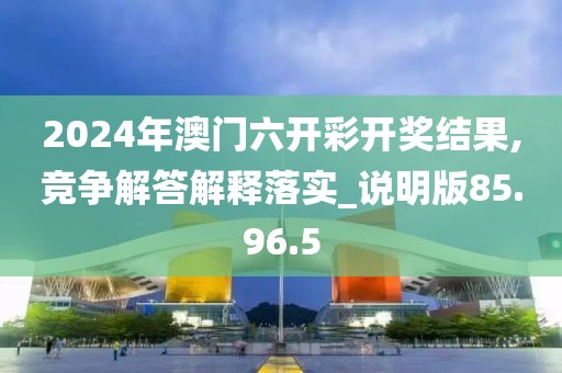 2024年澳门六开彩开奖结果,竞争解答解释落实_说明版85.96.5