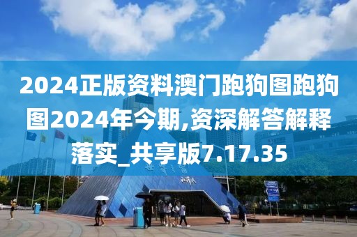 2024正版资料澳门跑狗图跑狗图2024年今期,资深解答解释落实_共享版7.17.35