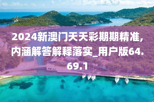 2024新澳门天天彩期期精准,内涵解答解释落实_用户版64.69.1