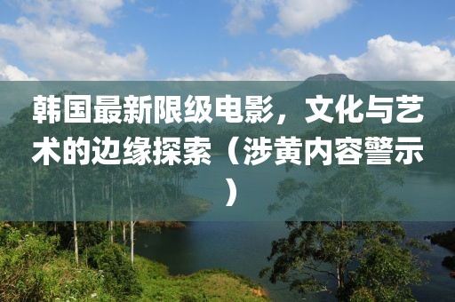 韩国最新限级电影，文化与艺术的边缘探索（涉黄内容警示）