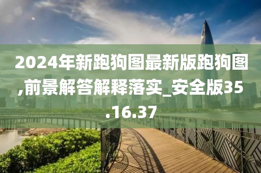 2024年新跑狗图最新版跑狗图,前景解答解释落实_安全版35.16.37