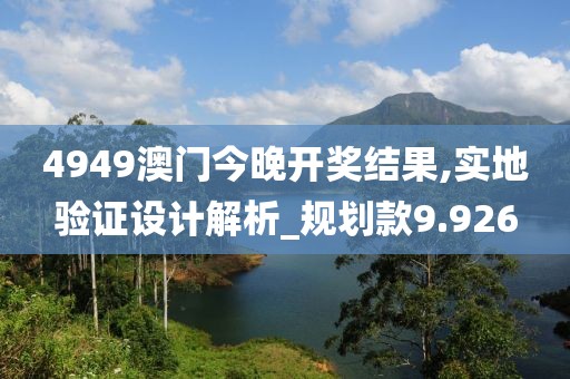 4949澳门今晚开奖结果,实地验证设计解析_规划款9.926