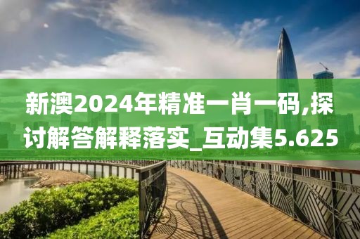 新澳2024年精准一肖一码,探讨解答解释落实_互动集5.625