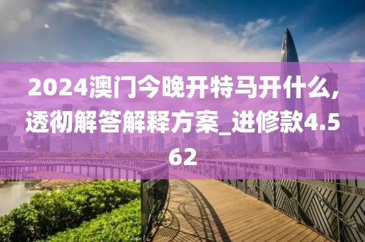 2024澳门今晚开特马开什么,透彻解答解释方案_进修款4.562