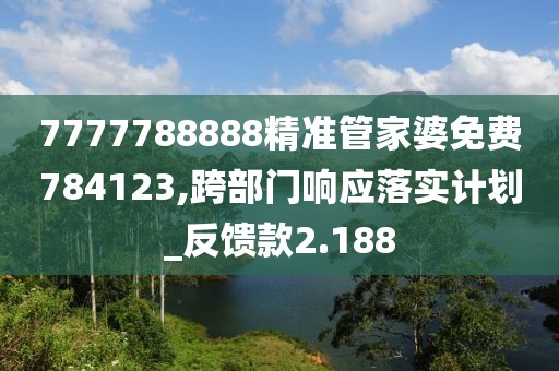 7777788888精准管家婆免费784123,跨部门响应落实计划_反馈款2.188