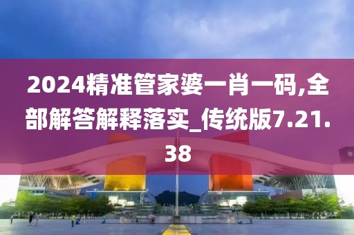 2024精准管家婆一肖一码,全部解答解释落实_传统版7.21.38