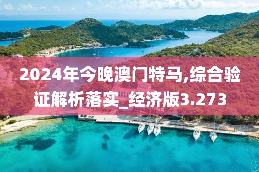 2024年今晚澳门特马,综合验证解析落实_经济版3.273