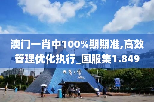 澳门一肖中100%期期准,高效管理优化执行_国服集1.849