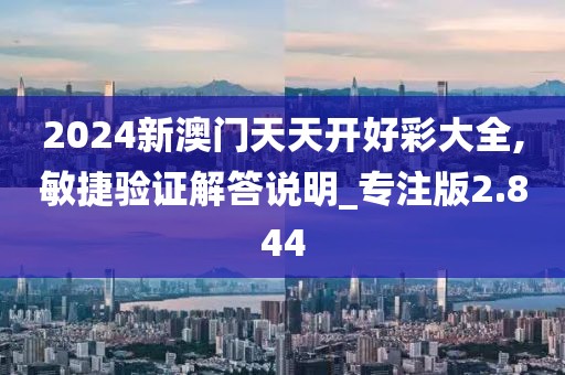 2024新澳门天天开好彩大全,敏捷验证解答说明_专注版2.844