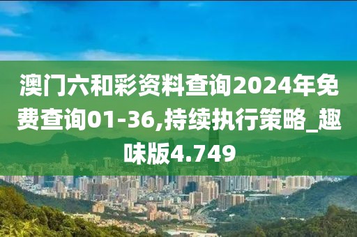 澳门六和彩资料查询2024年免费查询01-36,持续执行策略_趣味版4.749