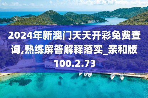 2024年新澳门天天开彩免费查询,熟练解答解释落实_亲和版100.2.73