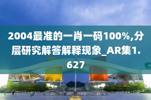 2004最准的一肖一码100%,分层研究解答解释现象_AR集1.627