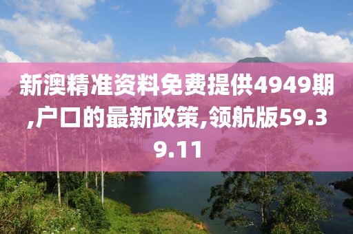 新澳精准资料免费提供4949期,户口的最新政策,领航版59.39.11