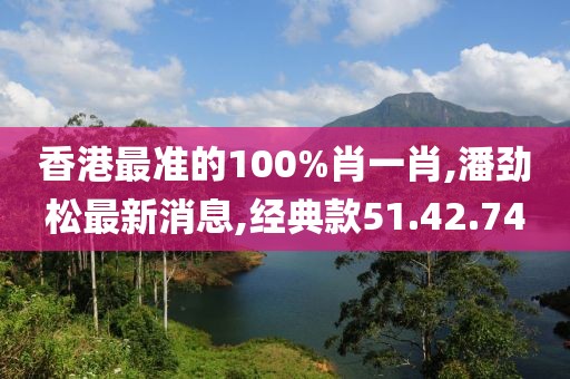 香港最准的100%肖一肖,潘劲松最新消息,经典款51.42.74