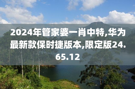 2024年管家婆一肖中特,华为最新款保时捷版本,限定版24.65.12