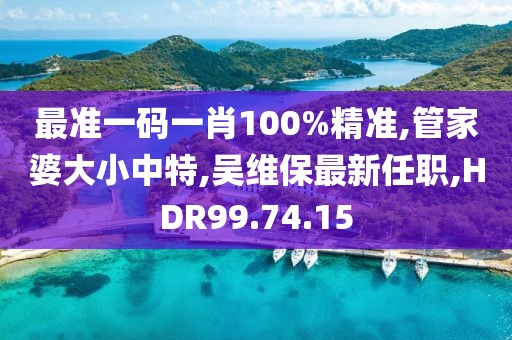 最准一码一肖100%精准,管家婆大小中特,吴维保最新任职,HDR99.74.15