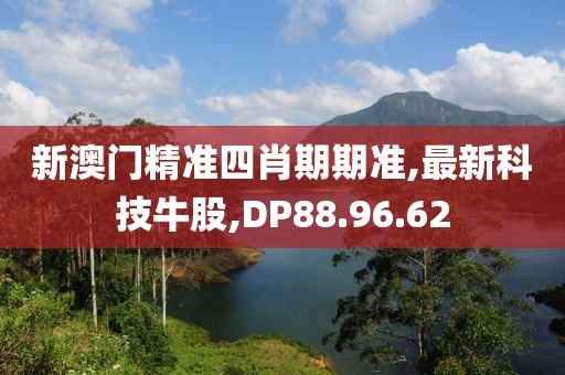 新澳门精准四肖期期准,最新科技牛股,DP88.96.62