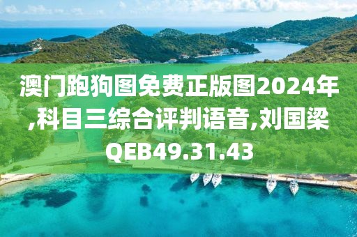 澳门跑狗图免费正版图2024年,科目三综合评判语音,刘国梁QEB49.31.43