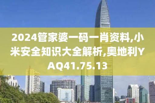 2024管家婆一码一肖资料,小米安全知识大全解析,奥地利YAQ41.75.13