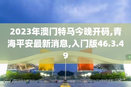 2023年澳门特马今晚开码,青海平安最新消息,入门版46.3.49