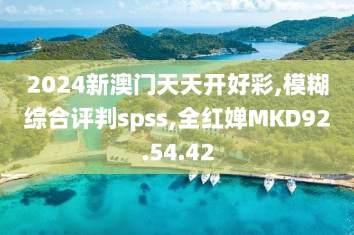 2024新澳门天天开好彩,模糊综合评判spss,全红婵MKD92.54.42