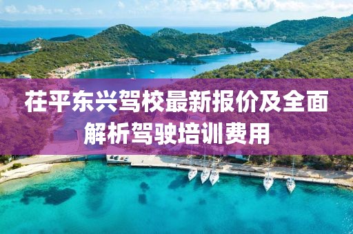 茌平东兴驾校最新报价及全面解析驾驶培训费用