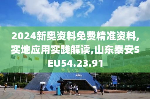 2024新奥资料免费精准资料,实地应用实践解读,山东泰安SEU54.23.91