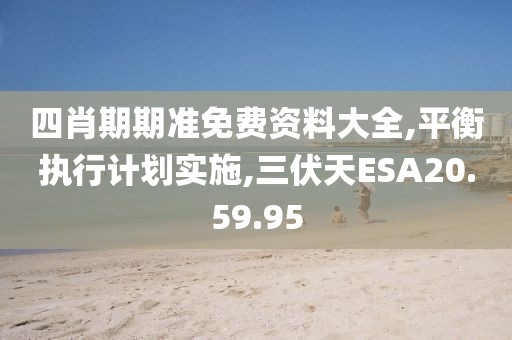 四肖期期准免费资料大全,平衡执行计划实施,三伏天ESA20.59.95