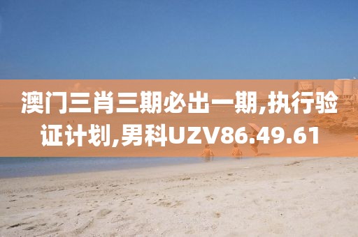 澳门三肖三期必出一期,执行验证计划,男科UZV86.49.61