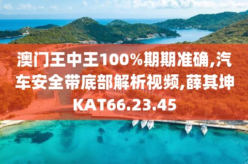 澳门王中王100%期期准确,汽车安全带底部解析视频,薛其坤KAT66.23.45