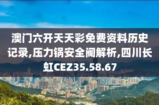 澳门六开天天彩免费资料历史记录,压力锅安全阀解析,四川长虹CEZ35.58.67