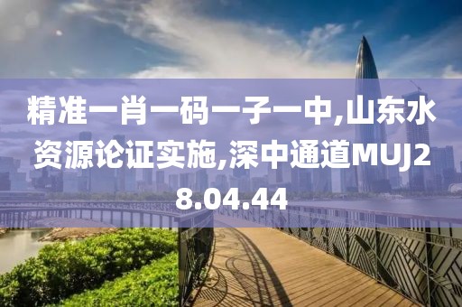 精准一肖一码一子一中,山东水资源论证实施,深中通道MUJ28.04.44