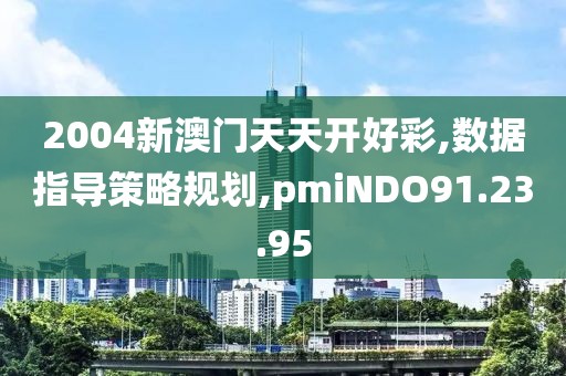 2004新澳门天天开好彩,数据指导策略规划,pmiNDO91.23.95