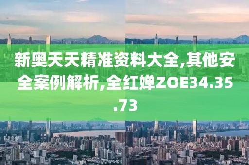 新奥天天精准资料大全,其他安全案例解析,全红婵ZOE34.35.73