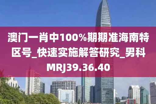 澳门一肖中100%期期准海南特区号_快速实施解答研究_男科MRJ39.36.40