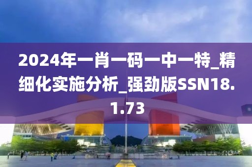 2024年一肖一码一中一特_精细化实施分析_强劲版SSN18.1.73