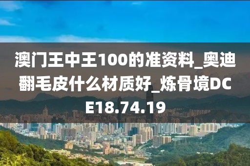 澳门王中王100的准资料_奥迪翻毛皮什么材质好_炼骨境DCE18.74.19