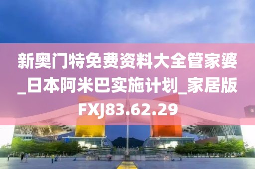 新奥门特免费资料大全管家婆_日本阿米巴实施计划_家居版FXJ83.62.29