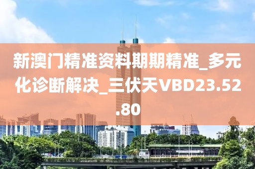 新澳门精准资料期期精准_多元化诊断解决_三伏天VBD23.52.80