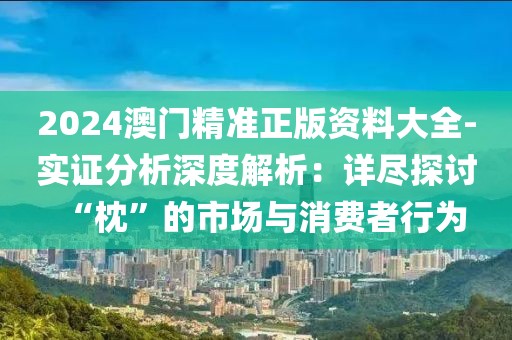 2024澳门精准正版资料大全-实证分析深度解析：详尽探讨“枕”的市场与消费者行为