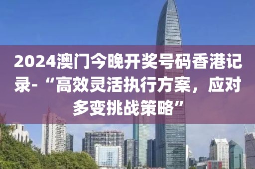 2024澳门今晚开奖号码香港记录-“高效灵活执行方案，应对多变挑战策略”