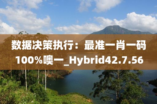 数据决策执行：最准一肖一码100%噢一_Hybrid42.7.56